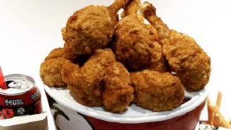 This Bucket Of Chicken Is Actually Kentucky Fried Cake