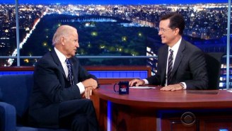 Joe Biden Got Emotional On ‘Colbert’ When Asked If He’ll Run For President