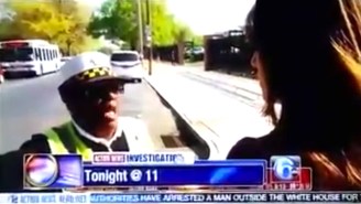 The Worst Crossing Guard Ever Can’t Believe She’s Expected To Stop Traffic