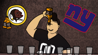 Here’s Your Redskins Vs. Giants Thursday Night Football Drinking Game