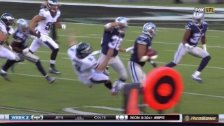 Here’s A Painful Reminder That Punters Should Not Try To Tackle