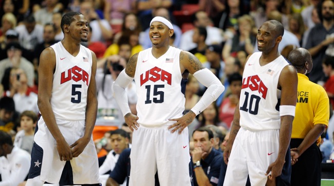 Kevin Durant, Carmelo Anthony, Kobe Bryant