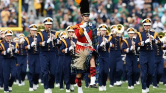 Notre Dame Had A Band Member Sing ‘Uptown Funk’ And It Didn’t Go Well