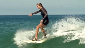 This Woman Went Surfing In High Heels And Looked Fierce While Doing So