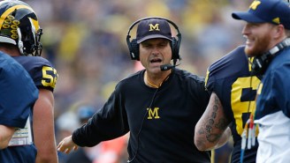 Jim Harbaugh Sang The National Anthem At A Lil Dicky Show On Michigan’s Campus