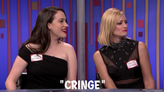 Kat Dennings And Beth Behrs Won This Game Of ‘Password’ On ‘The Tonight Show’ By Showing Up