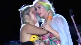 Katy Perry Had A Fun Time With A Boobs-Nuzzling, Butt-Slapping Female Fan