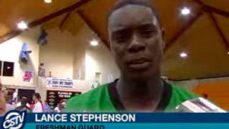 Watch A 14-Year-Old Lance Stephenson Challenge O. J. Mayo At The ABCD Camp