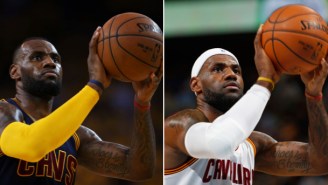 Does LeBron James Shoot Better With A Headband And Arm Sleeve?