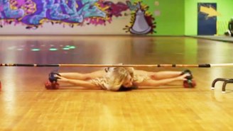 Meet The Rollerskating Limbo Queen Who Can Flatten Herself To Just Inches Off The Ground