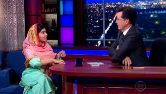 Watch Malala Yousafzai Beat Stephen Colbert With A Sneaky Card Trick