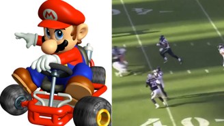Check Out This Spectacular Punt Return Set To Mario Kart Music