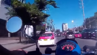 Dashcam Video Catches A Meteor Exploding Over Bangkok