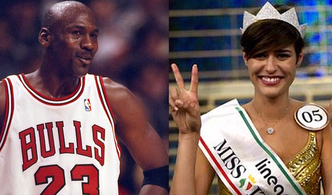 Michael Jordan, Miss Italy