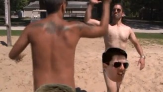 This Sports Anchor Went To A Nudist Resort And Recreated The Volleyball Scene From ‘Top Gun’