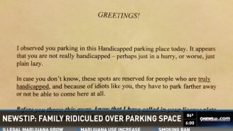 Some Monster Left A Mean Note On A Disabled Girl’s Car Over A Handicapped Spot