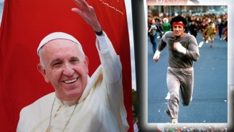 Pope Francis Got A Hardcore ‘Rocky’ Tribute To Celebrate His Philadelphia Visit