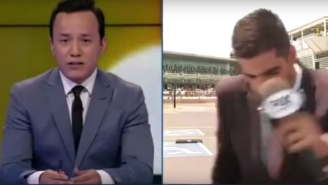 A Fox Sports Reporter Got Hit By A Car On Live TV