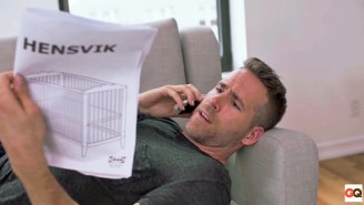 Watch Ryan Reynolds Lose His Mind As He Tries To Assemble An IKEA Crib