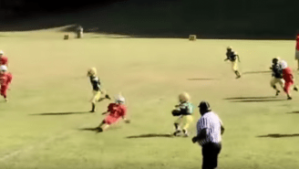 This 9-Year-Old Little League Football Player Makes Everyone Look Foolish On A Touchdown