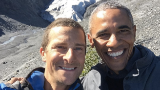 Bear Grylls Took A Selfie With President Obama In Alaska