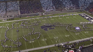 Did Kansas State’s Band Form A Giant Penis In The Middle Of The Field At Halftime? [UPDATE]
