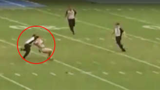 A Fan Rushed The Field And Got Wrecked At The Tennessee-Bowling Green Game