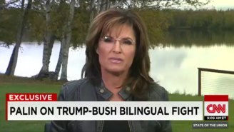 Sarah Palin Echoes Donald Trump By Saying Everyone In America Should ‘Speak American’