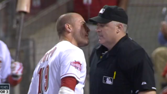 Watch Joey Votto Lose His Mind On An Umpire After An Ejection