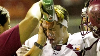 Did This High School Football Player Really Smear Icy Hot On An Opponent’s Face?