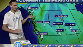 Watch Nik Stauskas, AKA ‘Sauce Castillo,’ Play Meteorologist For The Day In Canada