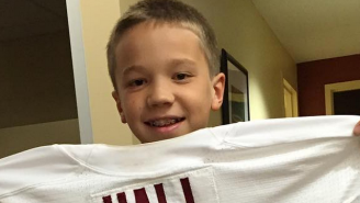 DeAngelo Hall Pulled A Joe Greene And Gave His Jersey To A Kid