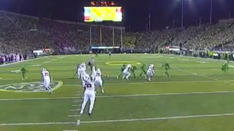 Utah’s Punter Hit A SkyCam Wire With A Punt, Then Used The Re-Kick To Scramble For A 33-Yard Gain