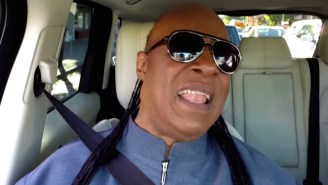 James Corden enjoys a transcendent carpool with Stevie Wonder