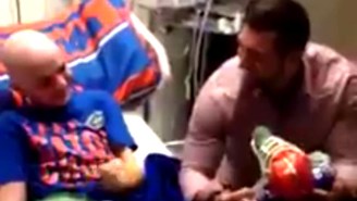 This Young Florida Fan Could Not Keep It Together When Tim Tebow Came To Visit Him