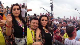 This Girl Made The Mistake Of Posing For A Photo While Standing In A Mosh Pit
