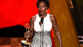 Which historic Emmy winner reached out to Viola Davis on Twitter?