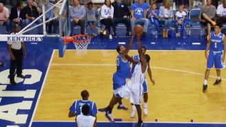 Watch Willie Cauley-Stein Introduce Himself To Harrison Barnes With This Rejection