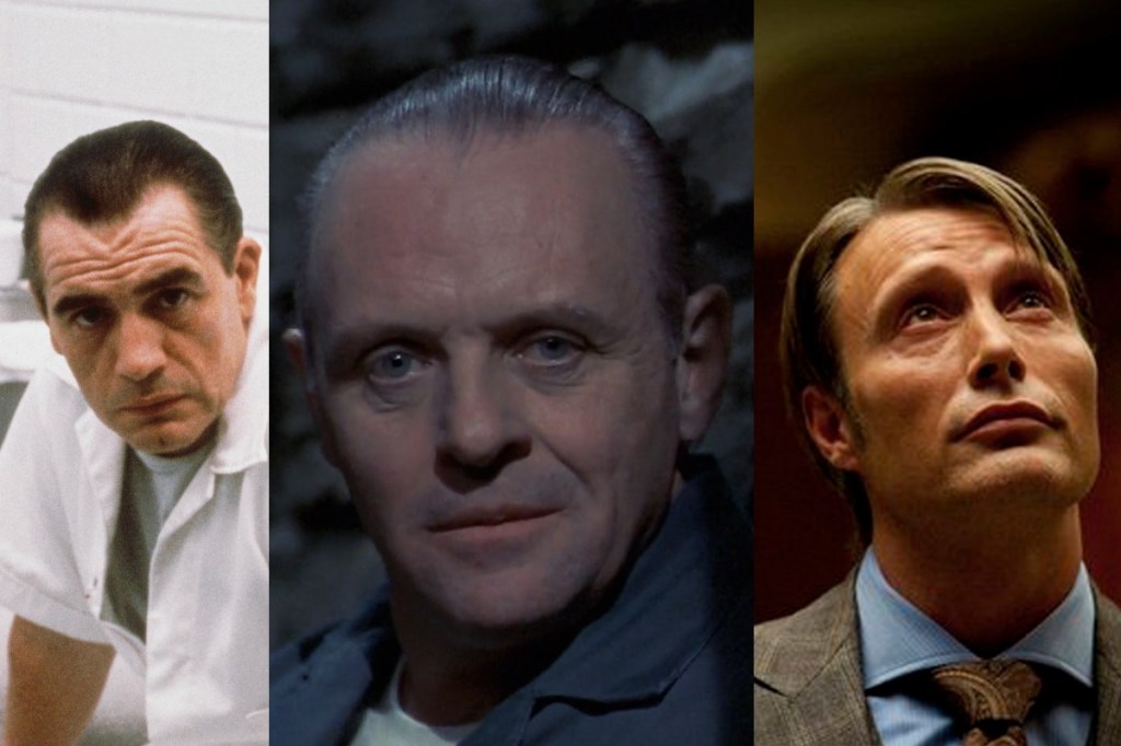 What happens when you put three different Hannibal Lecters in one scene?