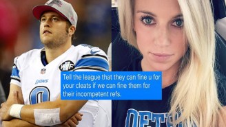Matthew Stafford’s Wife Is None Too Happy About The NFL’s ‘Incompetent Refs’