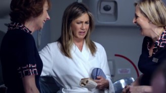 Jennifer Aniston’s Emirates Ad Reminds Us That Flying Coach Is Miserable