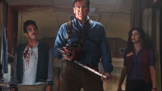 We challenge the ‘Ash Vs. Evil Dead’ stars to a rousing game of Name That ASH-Hole