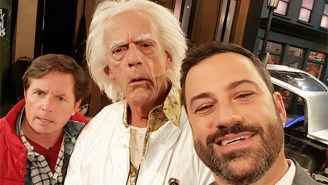 Michael J. Fox And Christopher Lloyd Went ‘Back To The Future’ On ‘Jimmy Kimmel Live’