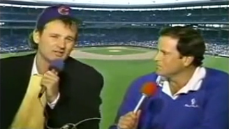 Here’s Bill Murray Being Awesome While Announcing A Chicago Cubs Game