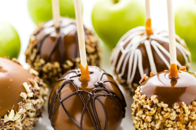 caramel apples