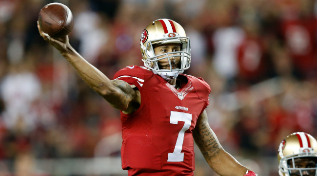 Colin Kaepernick's Game-Worn 2013 NFL Playoffs 49ers Jersey