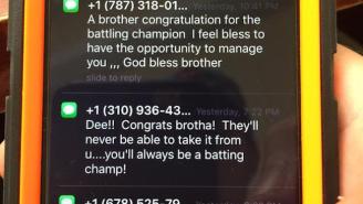 People Won’t Stop Texting This Poor Guy With Dee Gordon’s Old Cell Phone Number