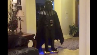 Darth Vader Encounters His Greatest Foe Yet: The Hoverboard