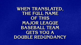 This Sports-Related Final Jeopardy Stumped All Three Contestants