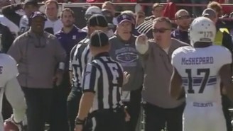 Cameras Catch Northwestern Pat Fitzgerald Swearing At A Player On Live TV